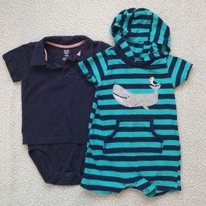 Infant boy rompers